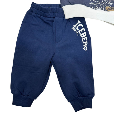 TUTA FELPATA CFICE6302N OFF WHITE ICEBERG 