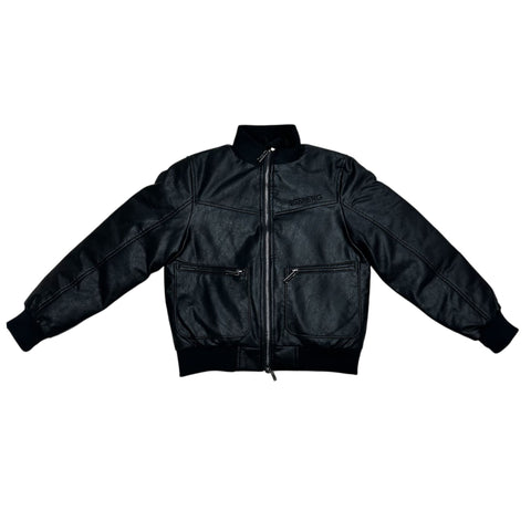 GIUBBOTTO ECOPELLE IMBOTTITO GBICE6308J NERO ICEBERG 