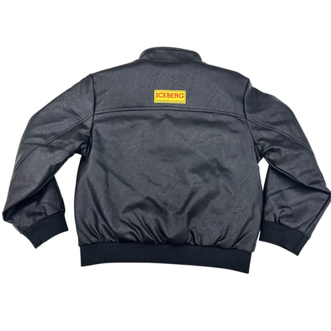 GIUBBOTTO ECOPELLE IMBOTTITO GBICE6310B NERO ICEBERG 