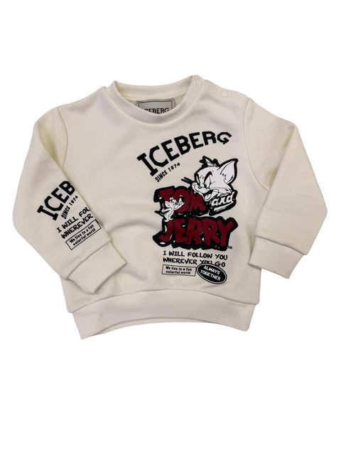 FELPA FELPATA MFICE6326B OFF WHITE ICEBERG 