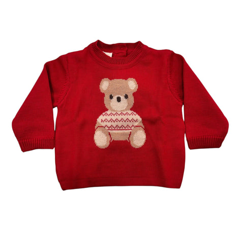 MAGLIONE IN LANA 048622 ROSSO MAGLIFICIO DI VERONA 