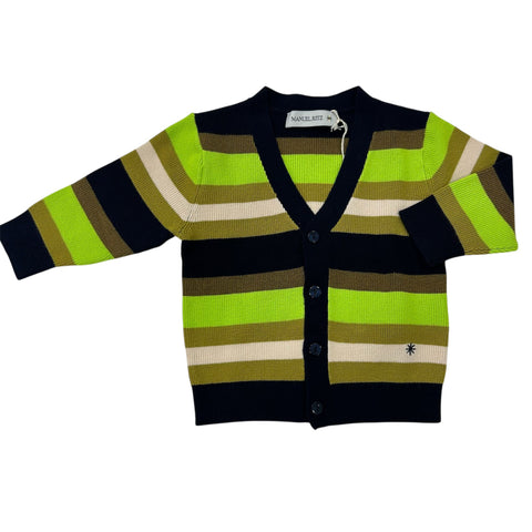 CARDIGAN IN VISCOSA MR3148 BLU# MANUEL RITZ 