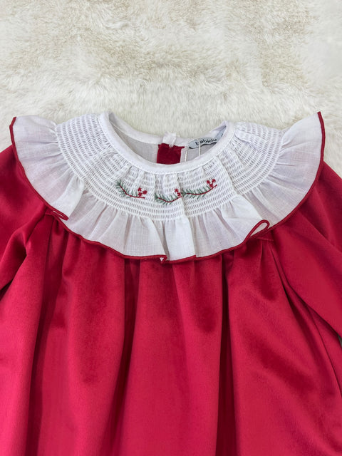 ABITO IN VELLUTO 90632 ROSSO BABIDU 
