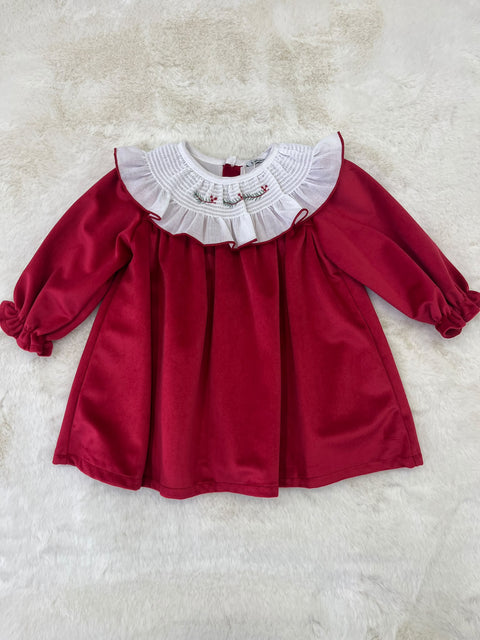 ABITO IN VELLUTO 90632 ROSSO BABIDU 