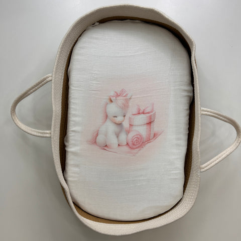 MUSSOLA IN GARZA 70X70 PONY ROSA MUSSOLA ROSA FIRST BABY 
