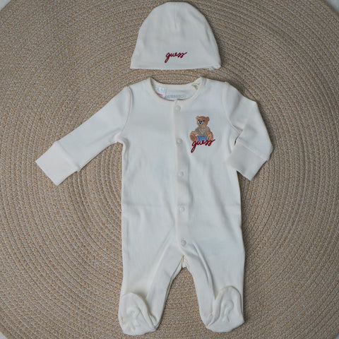 TUTINA E CAPPELLO IN CALDO COTONE H6YG10 K4136 G012 GUESS 