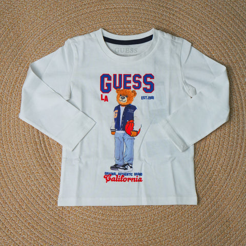 T-SHIRT IN COTONE N6YI06 K3794 G011 GUESS 