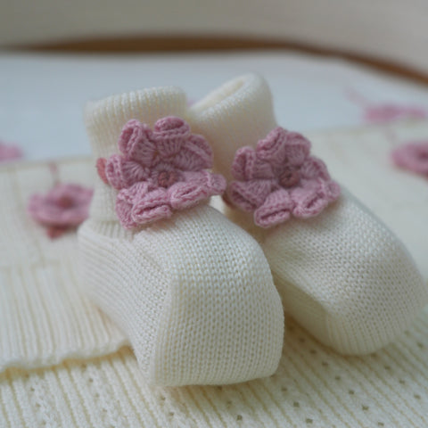TUTINA, CAPPELLO E BABBUCCE IN LANA IS1010BIS/1071/10S C299 MARLU' 