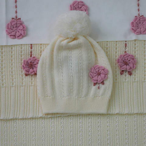 TUTINA, CAPPELLO E BABBUCCE IN LANA IS1010BIS/1071/10S C299 MARLU' 