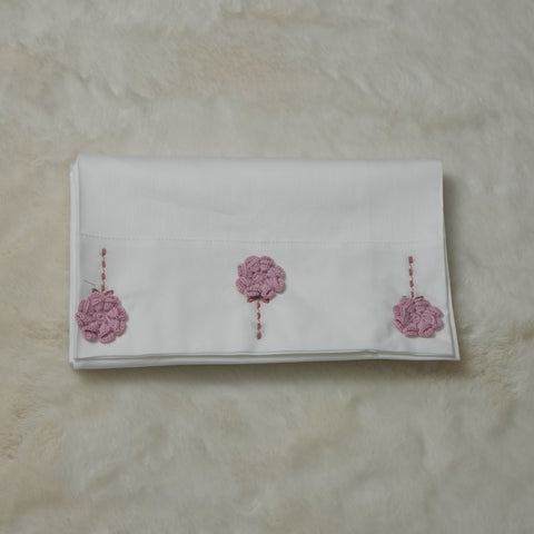 LENZUOLA CON FIORI IN LANA IS10LE C299 MARLU' 