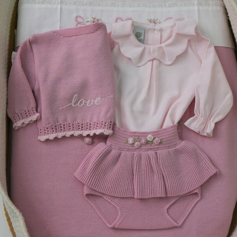 COMPLETO, CAPPELLO E BABBUCCE IN LANA IS2760MU/2771PP/27S C993 MARLU' 