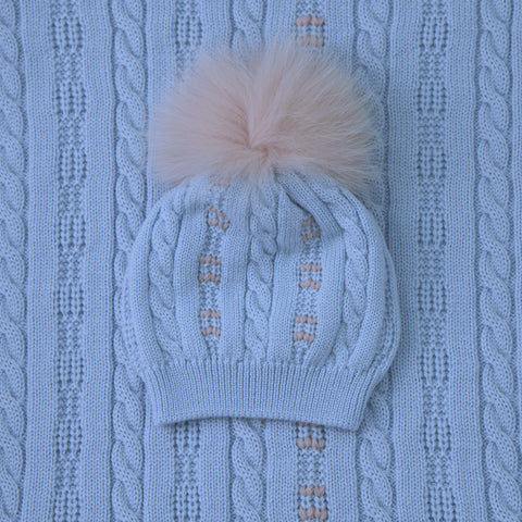 TUTINA, CAPPELLO E BABBUCCE IN LANA IS5210/5271PP/52S C4CAM MARLU' 