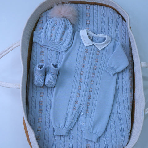 TUTINA, CAPPELLO E BABBUCCE IN LANA IS5210/5271PP/52S C4CAM MARLU' 