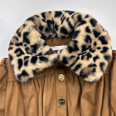 GIUBBOTTO SUEDE ED ECO PELLICCIA MG1803 SUEDE# MISS GRANT 