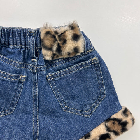 SHORT IN JEANS ED ECO PELLICCIA MG1858 BLU## MISS GRANT 