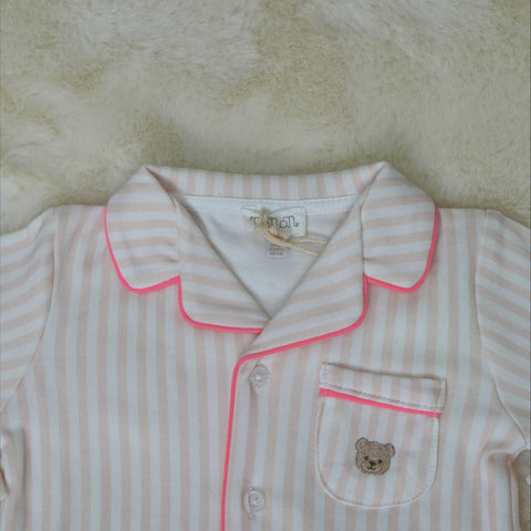 PIGIAMA IN CALDO COTONE I26024R ROSA NANAN 