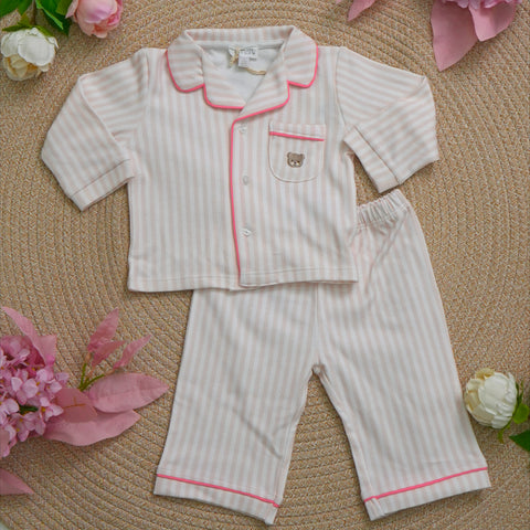 PIGIAMA IN CALDO COTONE I26024R ROSA NANAN 