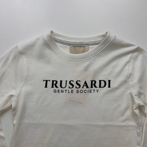 T-SHIRT IN COTONE TBA26007TS OFF-WHITE TRUSSARDI 