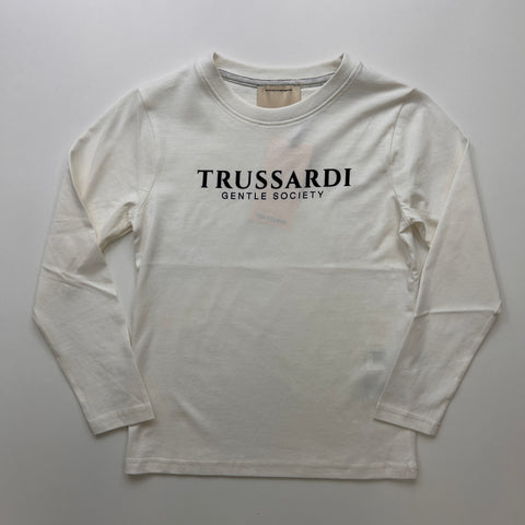 T-SHIRT IN COTONE TBA26007TS OFF-WHITE TRUSSARDI 