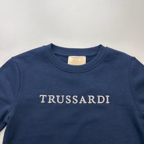 FELPA GARZATA TBA26014FE BLUE NAVAL TRUSSARDI 