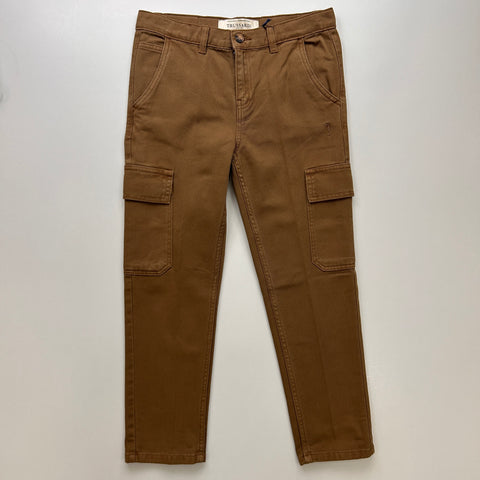 PANTALONE CARGO DRILL TBA26036PA BROWN TRUSSARDI 