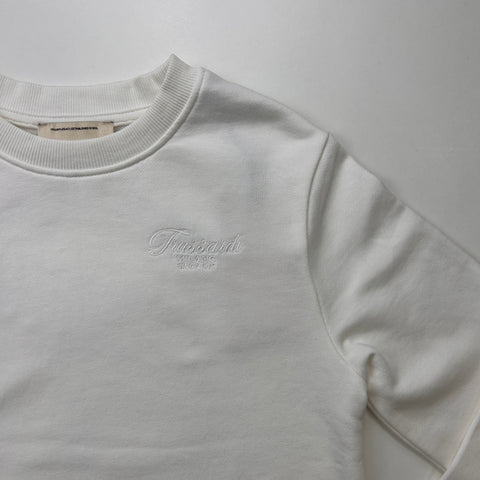 FELPA GARZATA TBA26055FE OFF-WHITE TRUSSARDI 