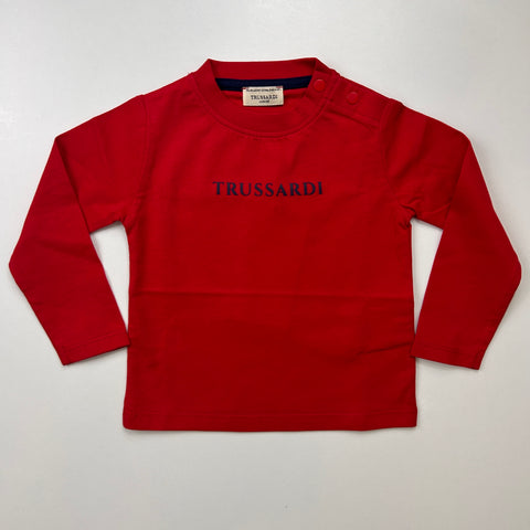 T-SHIRT IN COTONE TIA26004TS RED CHERRY TRUSSARDI 