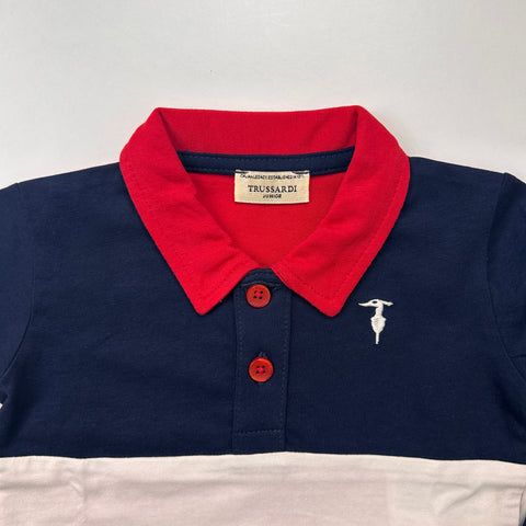 POLO IN COTONE TIA26053PO RED C/B/OW TRUSSARDI 