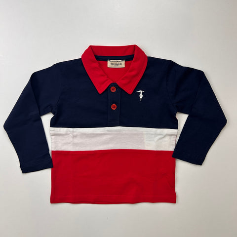 POLO IN COTONE TIA26053PO RED C/B/OW TRUSSARDI 