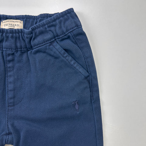 PANTALONE CON ELSTICO TIA26077PA BLUE NAVAL TRUSSARDI 