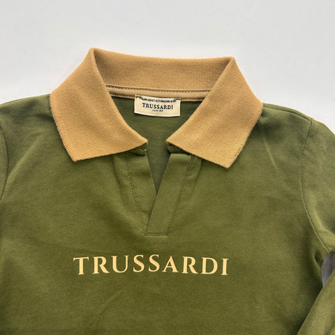 POLO IN COTONE TIA26101PO CYPRESS/C. TRUSSARDI 