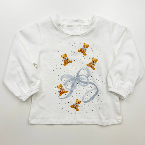 T-SHIRT IN COTONE UE2433 LATTE# U+é 