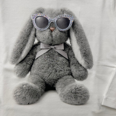 T-SHIRT IN COTONE UE2485 LATTE# U+é 