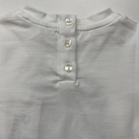 T-SHIRT IN COTONE UE2485 LATTE# U+é 