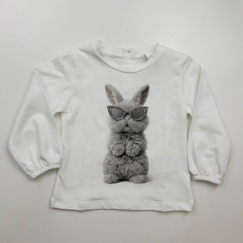 T-SHIRT IN COTONE UE2490 LATTE# U+é 