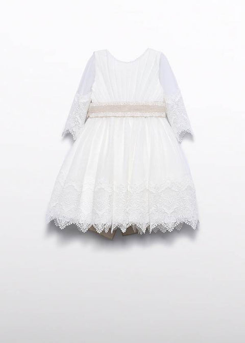 ABITO IN TULLE E PIZZO 5028 003 ABEL&LULA 