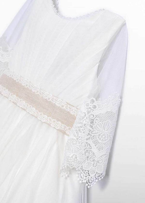 ABITO IN TULLE E PIZZO 5028 003 ABEL&LULA 
