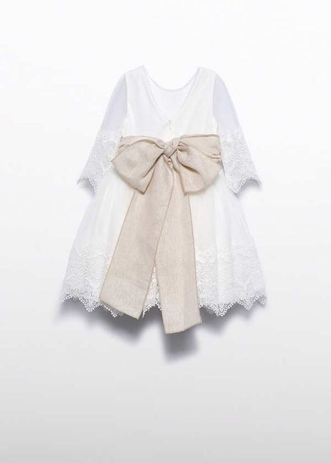 ABITO IN TULLE E PIZZO 5028 003 ABEL&LULA 