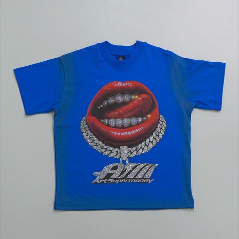 T-SHIRT OVER IN COTONE SMJTS04959 ROYAL ART SUPER MONEY 