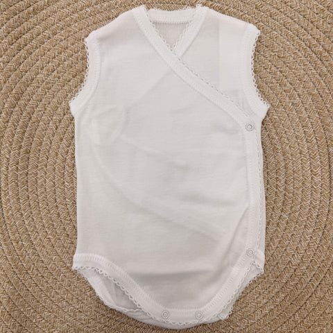 BODY ANTI PANICO IN COTONE 01626 BIANCO CALAMARO 