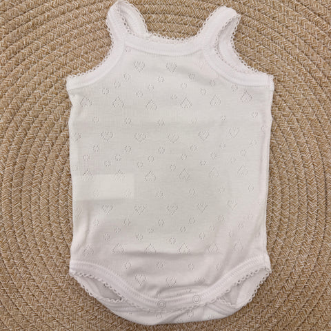 BODY IN COTONE CUORI 01688 BIANCO CALAMARO 