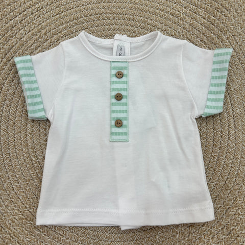 COMPLETO IN COTONE 11304 MENTA CALAMARO 