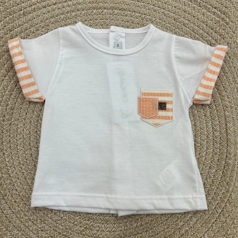 COMPLETO IN COTONE 11323 ARANCIO CALAMARO 