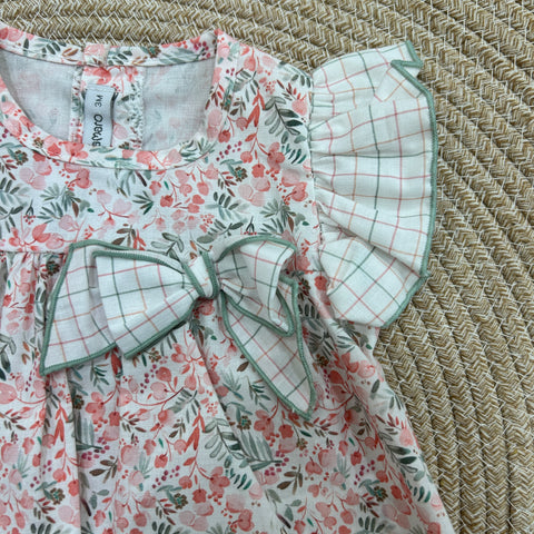 CASACCA E CULOTTE IN COTONE 22112 MENTA CALAMARO 