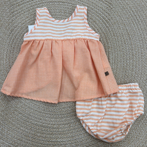 CASACCA E CULOTTE IN COTONE 22116 MELOCOTON CALAMARO 