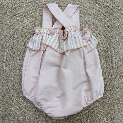 SALOPETTE IN COTONE 32547 ROSA CALAMARO 