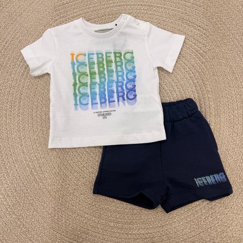 COMPLETO IN COTONE CMBICE6108B BIANCO ICEBERG 