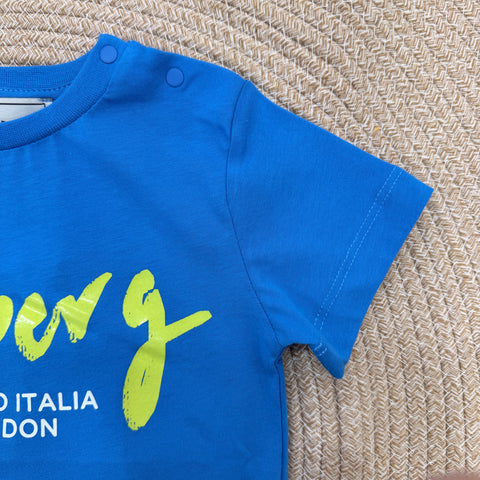 T-SHIRT IN COTONE TSICE6102B AZZURRO ICEBERG 