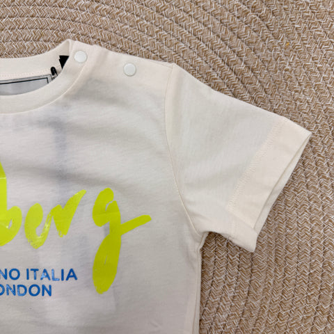 T-SHIRT IN COTONE TSICE6102B OFF WHITE ICEBERG 