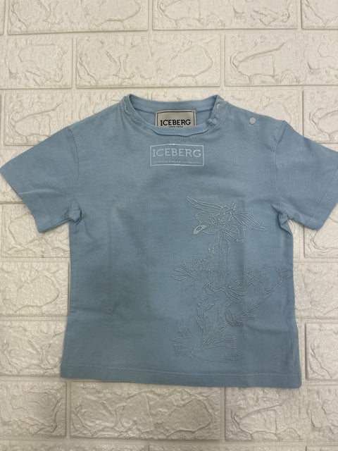 T-SHIRT IN COTONE TSICE6117B CIELO ICEBERG 